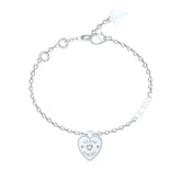 Brazalete Guess para Dama Guess Amore color plateado